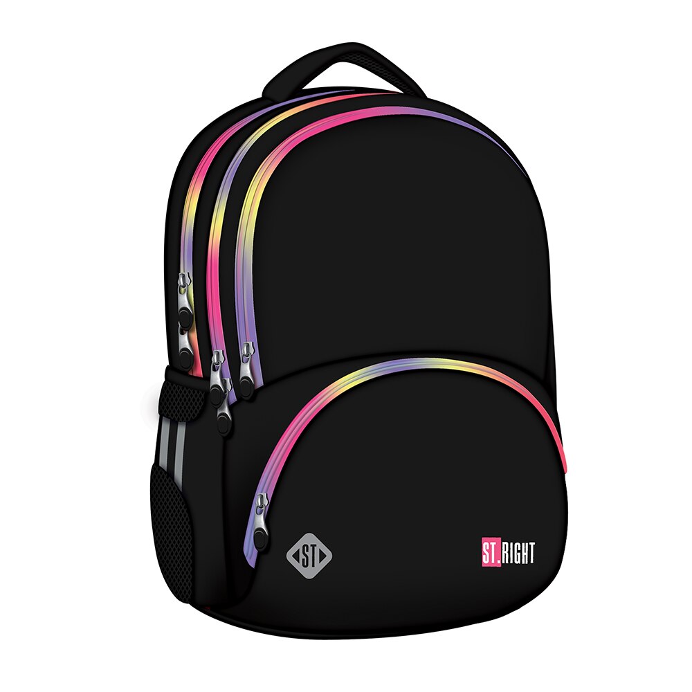 Ghiozdan St. Right, BP01, Colectia Rainbow, 4 Compartimente, 17