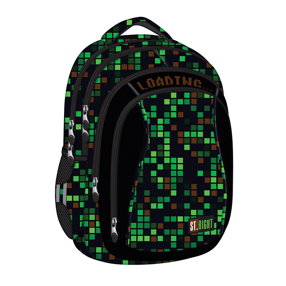 Ghiozdan St. Right, BP04, Colectia Gamer, 4 Compartimente, 17