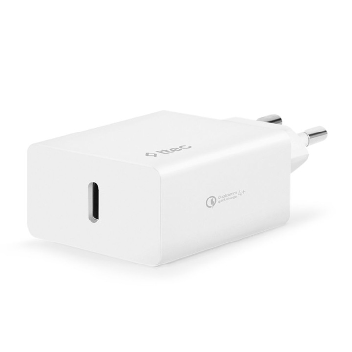 Адаптер ttec, SmartCharger, PD Travel Charger, 18W, Бял