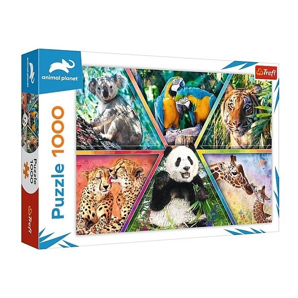 Puzzle, Trefl, Animal Planet, 1000 de piese - eMAG.ro