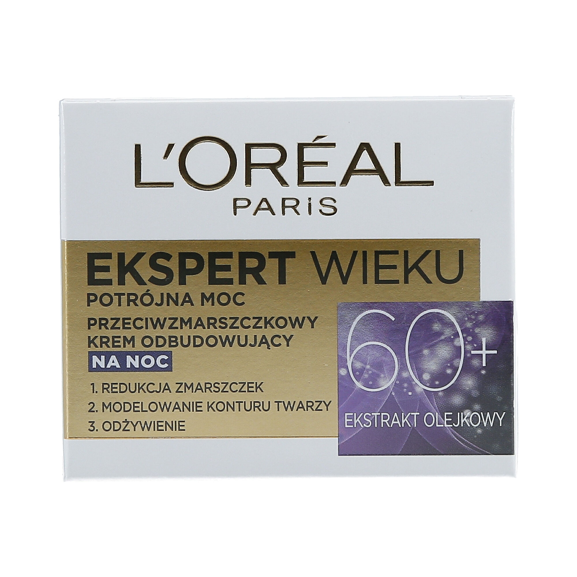 Crema de noapte L'OREAL PARIS DERMO EXPERTISE AGE SPECIALIST, +60 ani, 50 ml