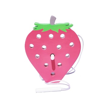 Jucarie din lemn, Capsuna cu Viermisori, 7toys Jucarie din lemn, Capsuna cu Viermisori, 7toys