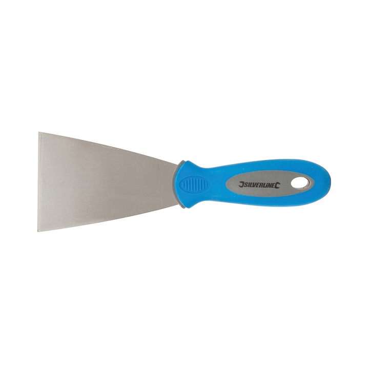 Acél simító, ergonomikus nyél, 200 x 75 mm, Silverline