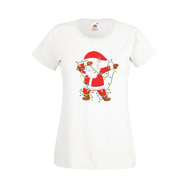 Tricou pentru femei, Tralala, Bumbac, Alb, L