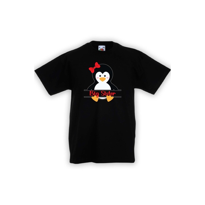 Tricou pentru copii, Tralala, Bumbac, Negru, S