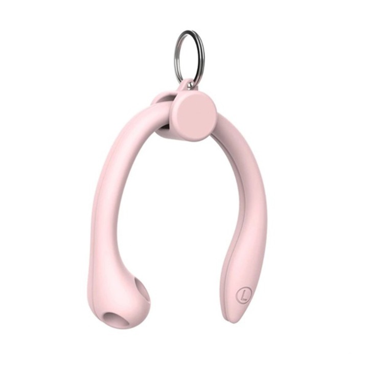 Suport din silicon Gigapack pentru Apple AirPods/Airpods 2/Airpods Pro/Samsung Freebuds 3, roz