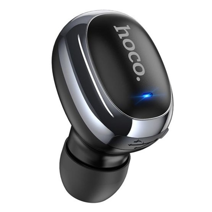 HOCO E54 MINI bluetooth fülhallgató MONO, v5.0, TWS, mikrofon, Fekete