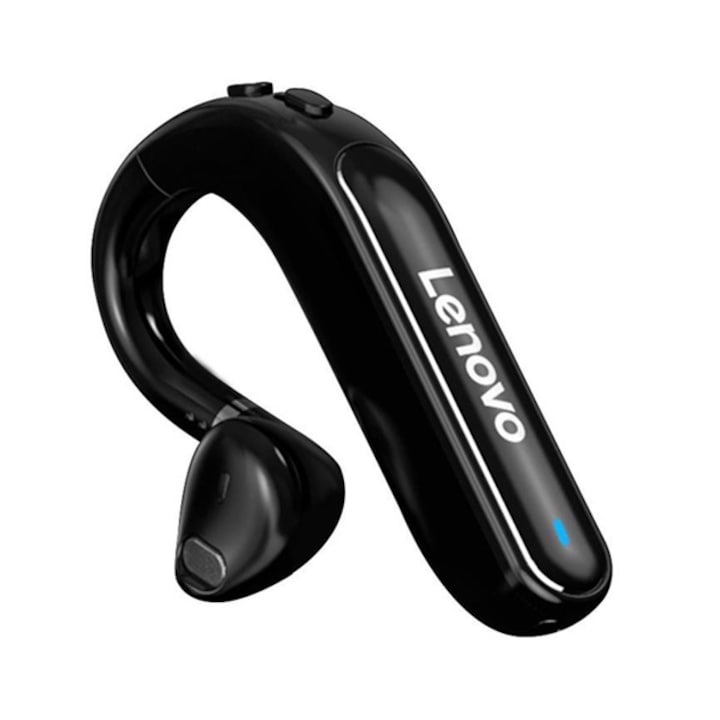 LENOVO TW16 bluetooth fülhallgató MONO, v5.0, mikrofon, cseppálló, zajszűrő, forgatható bal és jobb fülre is, Fekete