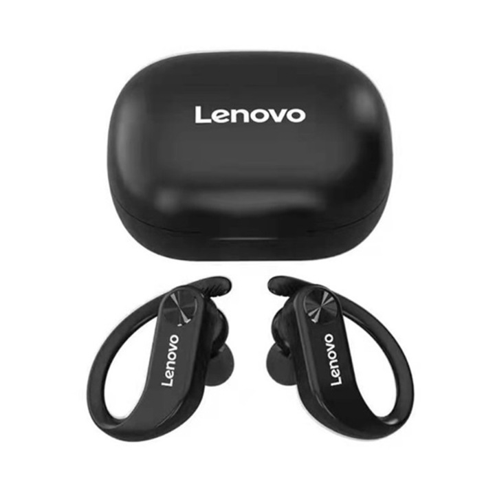 Слушалки LENOVO LP7 bluetooth STEREO, v5.0, TWS, микрофон с кутия за зареждане, черни