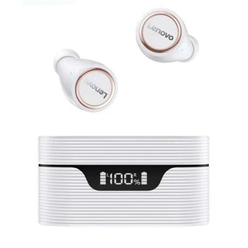 Casti wireless, Lenovo, Bluetooth, Alb