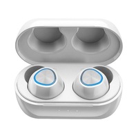 Casti wireless REMAX STEREO, Bluetooth 5.0, TWS, microfon, indicator LED, alb