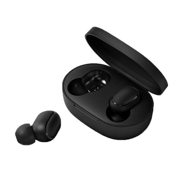 XIAOMI AirDots / EarBuds Basic 2 bluetooth SZTEREO fülhallgató, v5.0, TWS, extra mini + töltőtok, Fekete