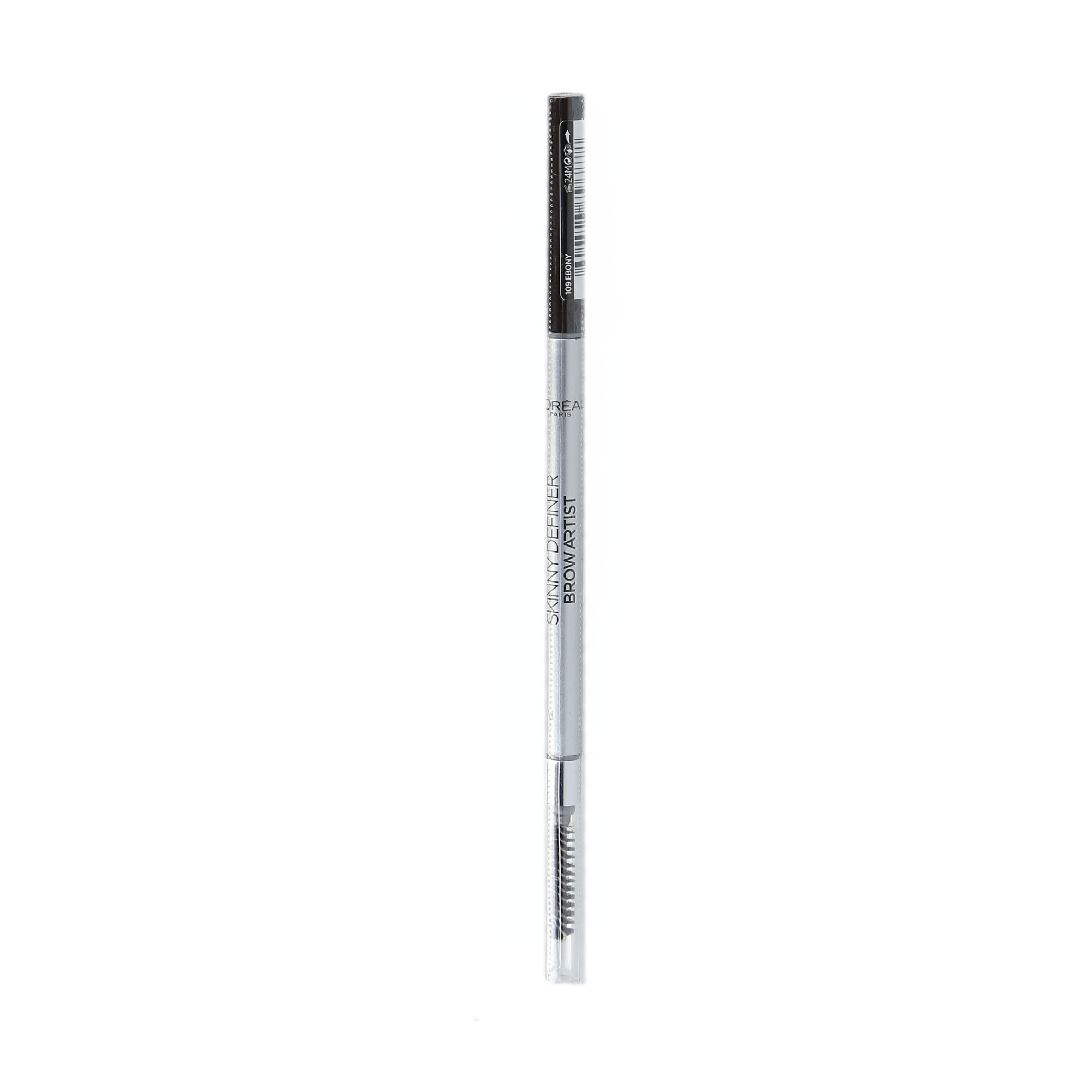 Creion pentru sprancene, L'OREAL PARIS BROW ARTIST, Skinny Definer, Nuanta 109 Ebony