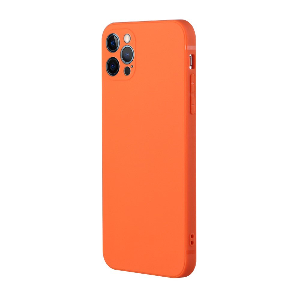 Силиконов Кейс за Apple iPhone 13 Pro Max, Защита на камерите, Coral