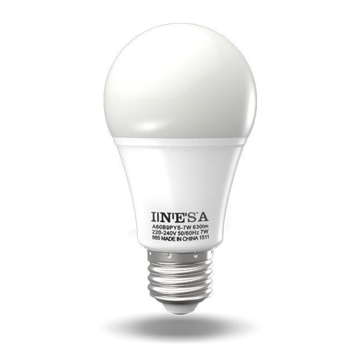 INESA LED izzó E27, 1521 Lm, 3.000K, 14W, Meleg fehér