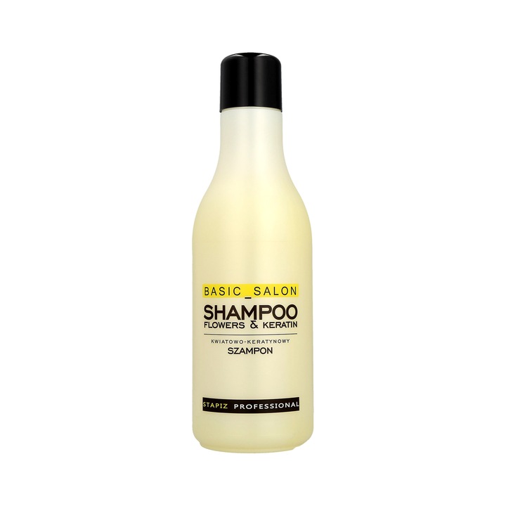 Sampon pentru par, Stapiz Professional, Keratina/Flori, 1000 ml