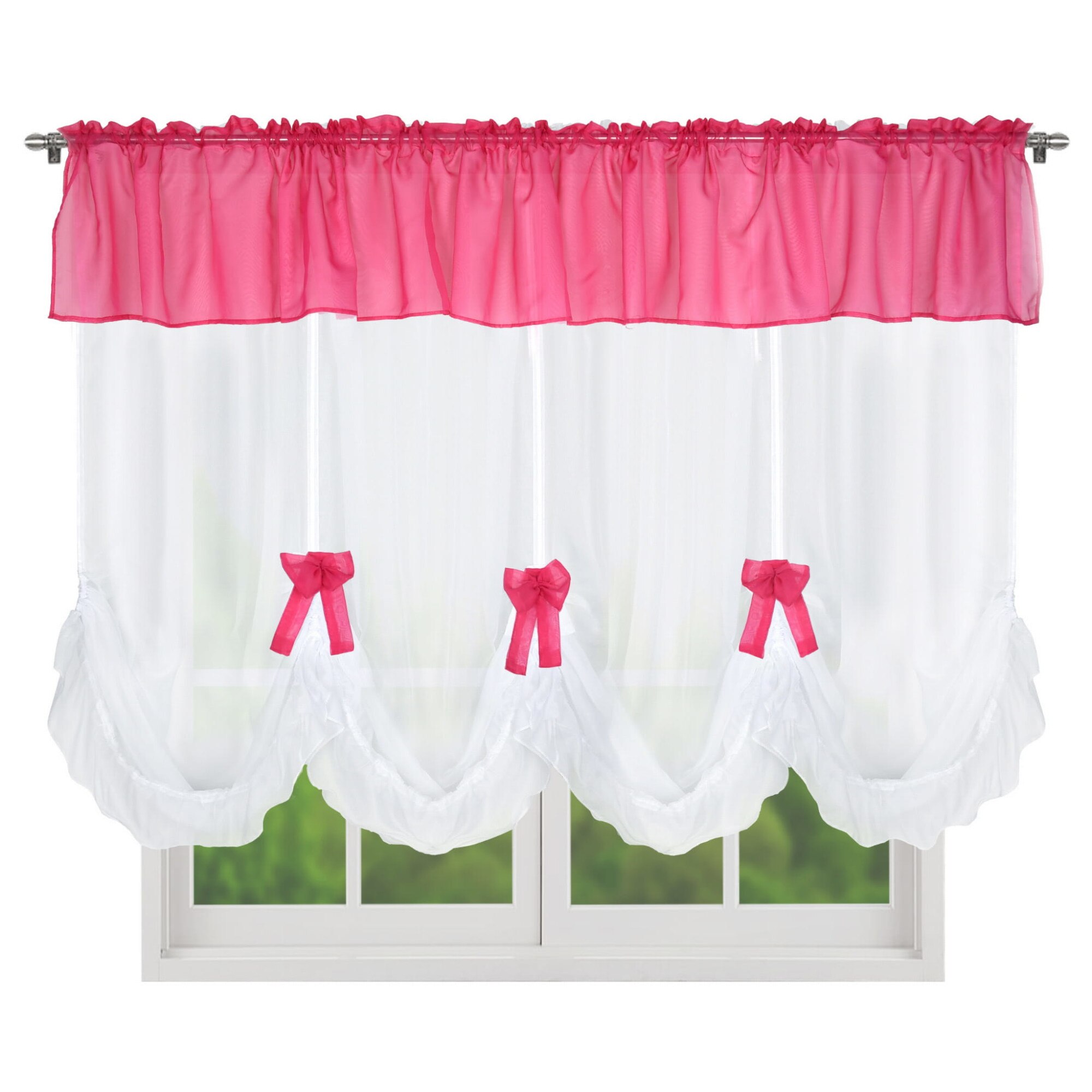 Perdea Vincenza 400x160, Roz