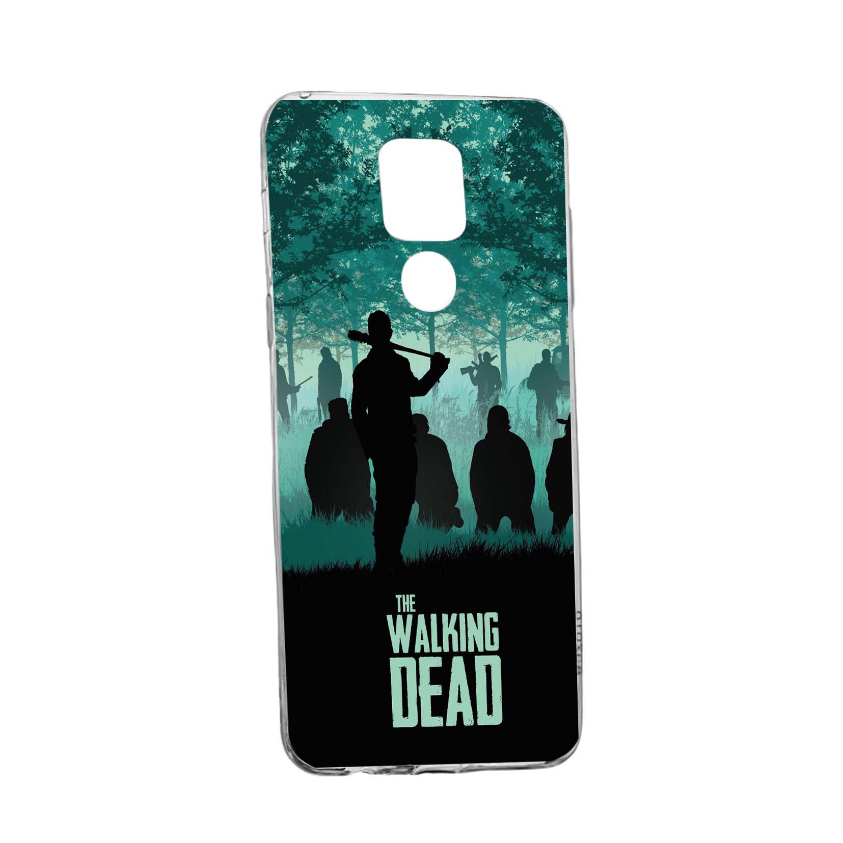 Husa Silicon The Walking Dead, Compatibila Cu Motorola Moto E7 Plus, rezistenta la uzura, anti-alunecare, 300