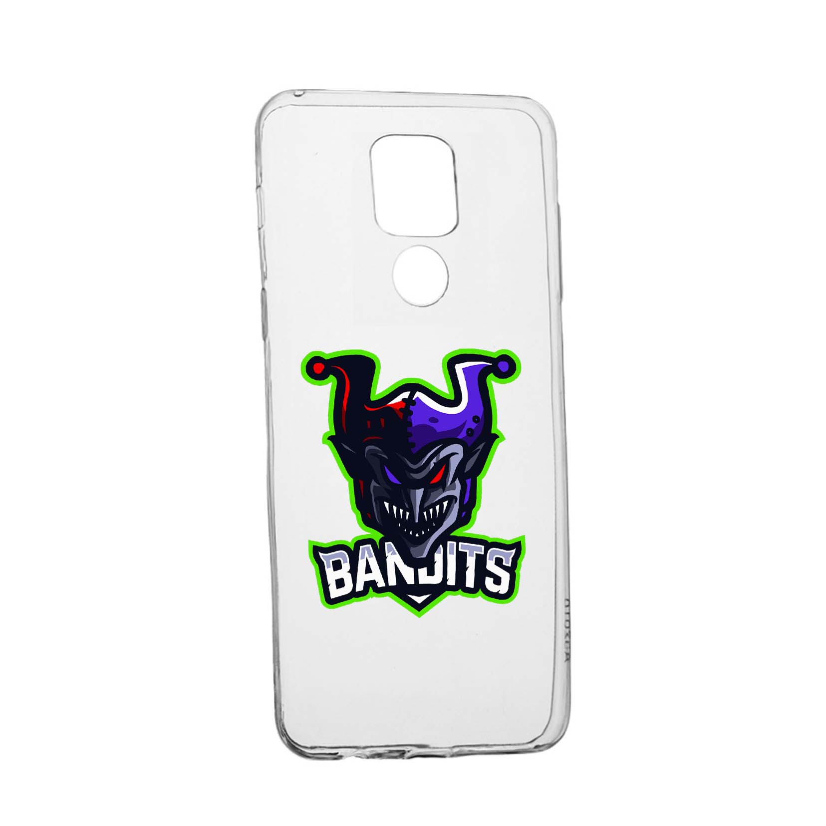 Husa Silicon Gamers, Bandit, Compatibila Cu Motorola Moto E7 Plus, rezistenta la uzura, anti-alunecare, 287