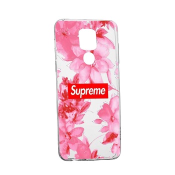 Husa Silicon Supreme, Flowers, Compatibila Cu Motorola Moto G9 Play, rezistenta la uzura, anti-alunecare, 260 Husa Silicon Supreme, Flowers, Compatibila Cu Motorola Moto G9 Play, rezistenta la uzura, anti-alunecare, 260