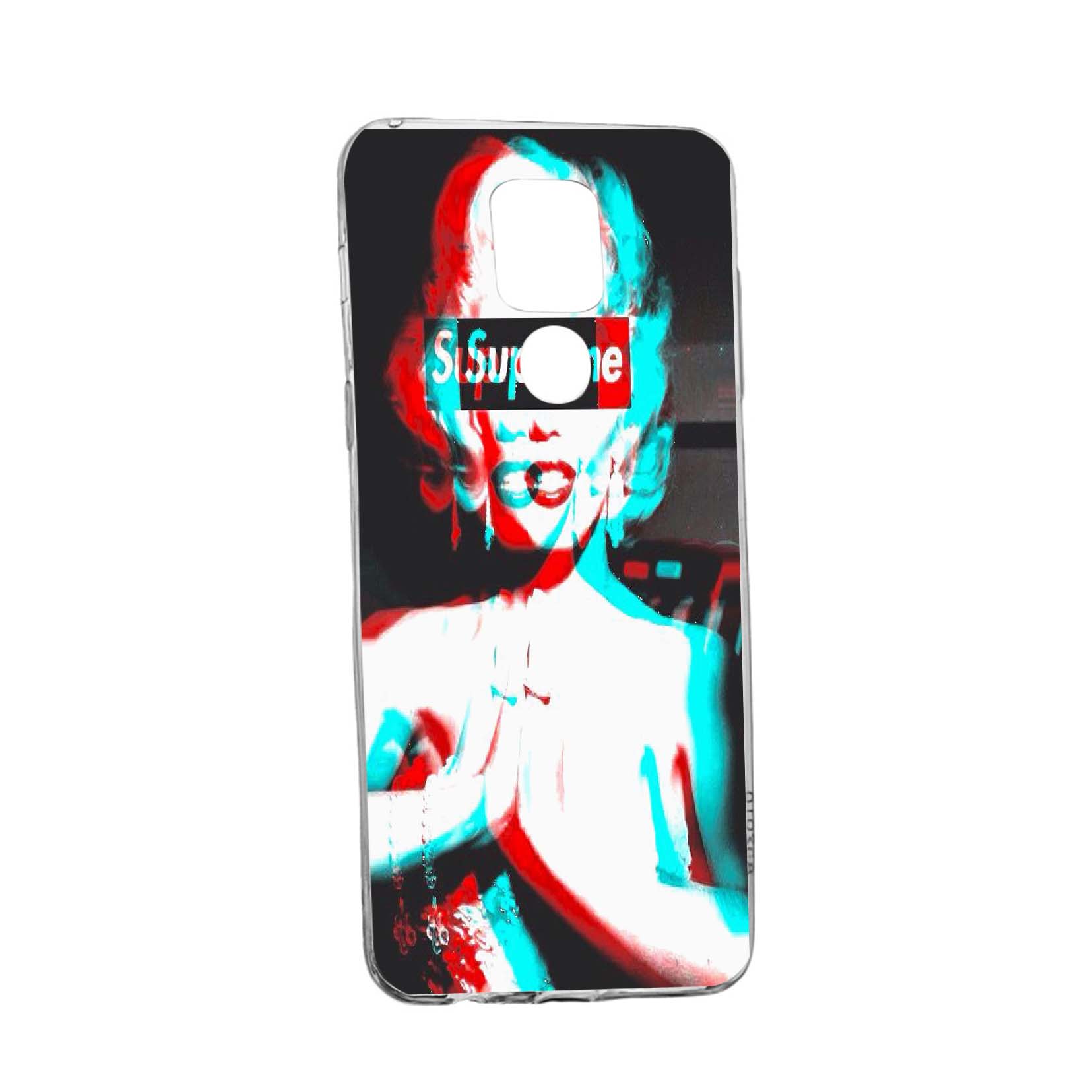 Husa Silicon Supreme, Marilyn Monroe, Compatibila Cu Motorola Moto E7 Plus, rezistenta la uzura, anti-alunecare, 265