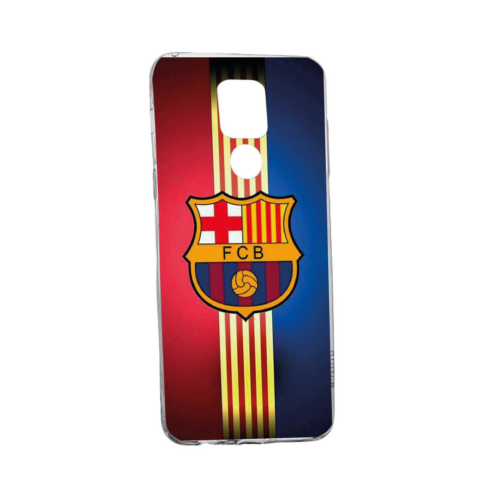 Husa Silicon Football, Barcelona, Compatibila Cu Motorola Moto G9, rezistenta la uzura, anti-alunecare, 237