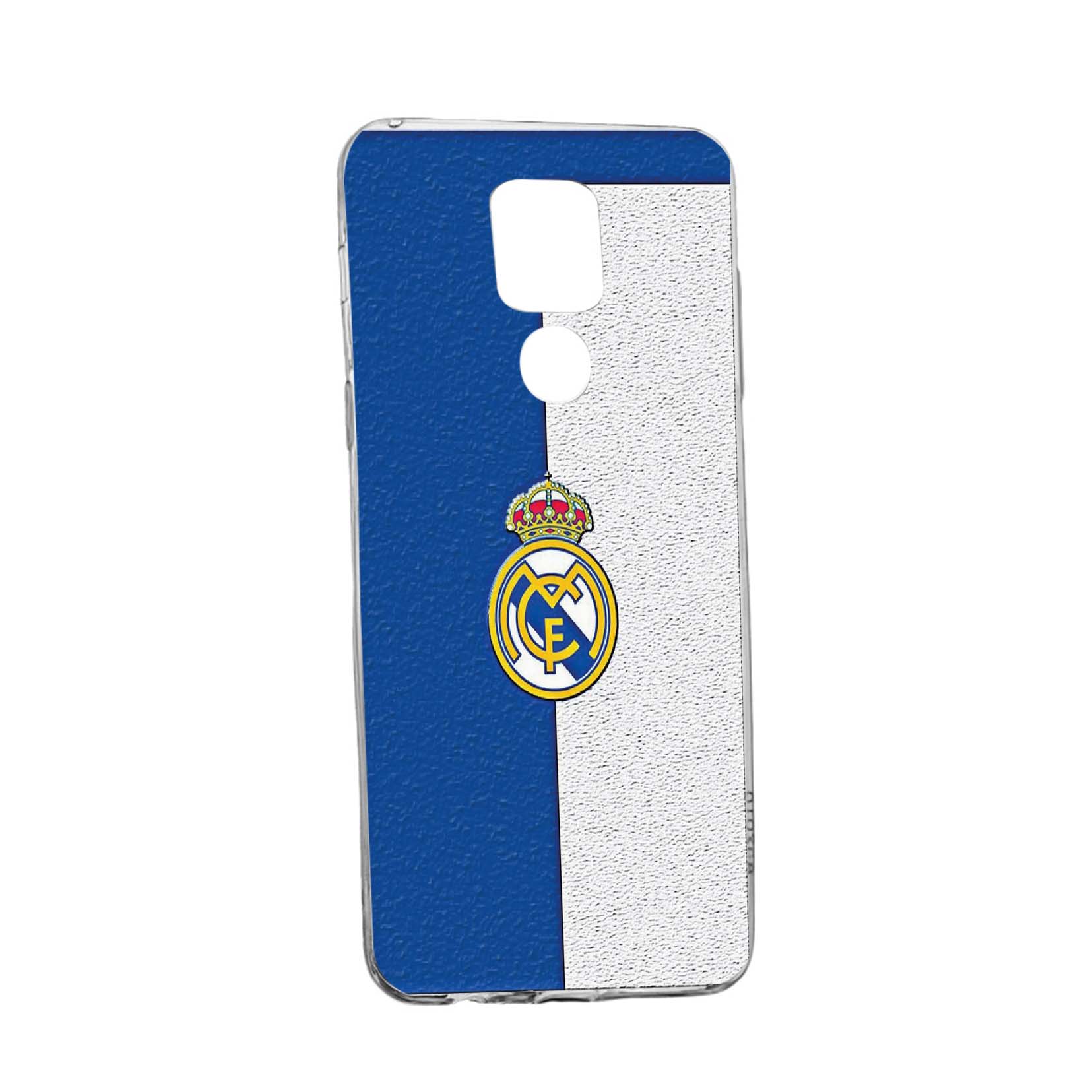 Husa Silicon Football, Real Madrid, Compatibila Cu Motorola Moto G9 Play, rezistenta la uzura, anti-alunecare, 235
