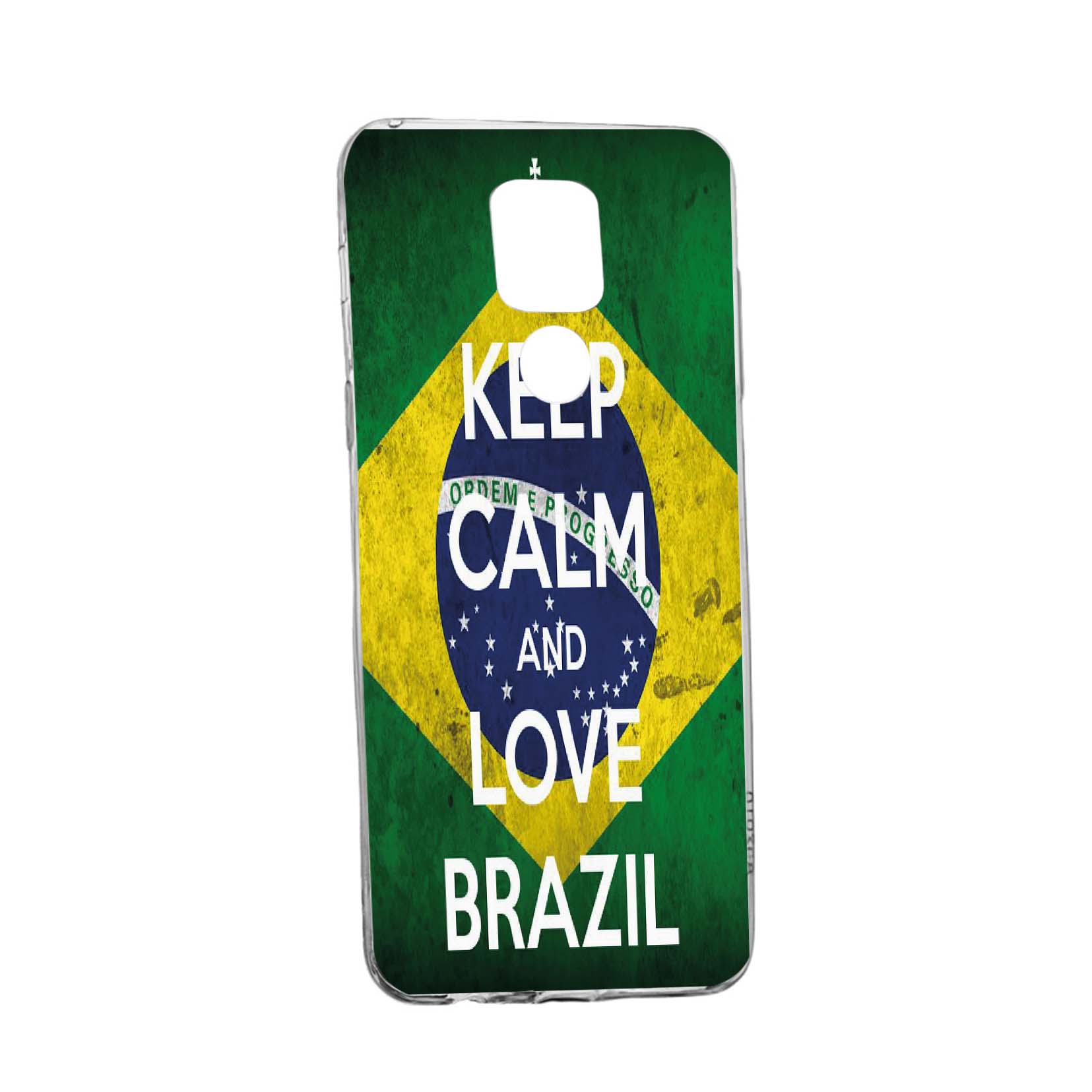 Husa Silicon Football, Brazil, Compatibila Cu Motorola Moto G9, rezistenta la uzura, anti-alunecare, 232