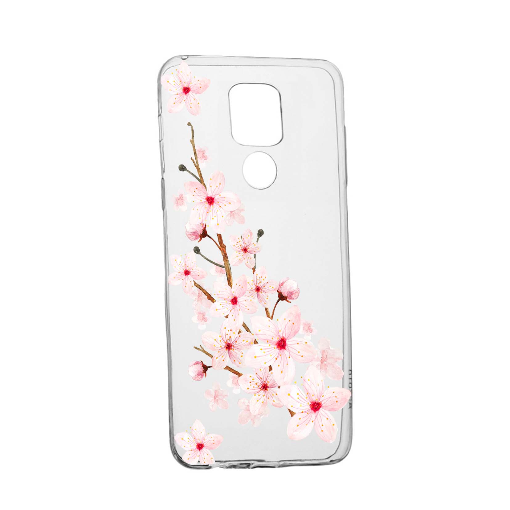 Husa Silicon Compatibila Cu Motorola Moto E7 Plus, Spring Flower, rezistenta la uzura, anti-alunecare, 62