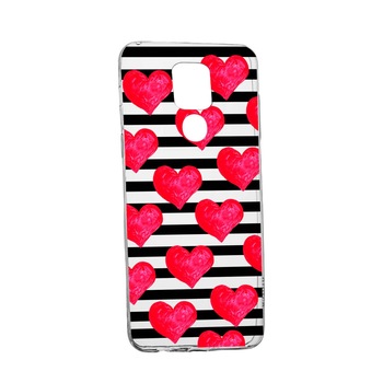 Husa Silicon Compatibila Cu Motorola Moto E7 Plus, hearts, rezistenta la uzura, anti-alunecare, 102 Husa Silicon Compatibila Cu Motorola Moto E7 Plus, hearts, rezistenta la uzura, anti-alunecare, 102