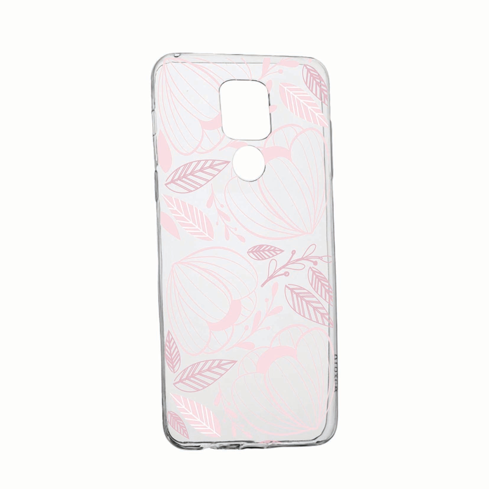 Husa Silicon Compatibila Cu Motorola Moto G9 Play, Flowers, rezistenta la uzura, anti-alunecare, 113