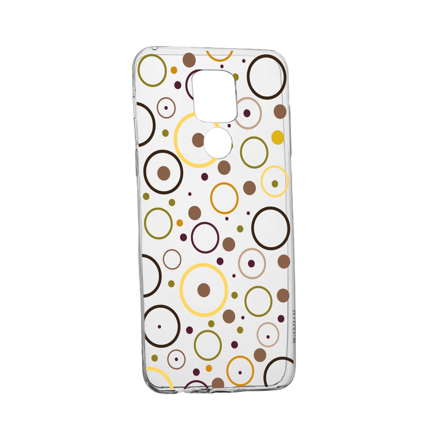 Husa Silicon Compatibila Cu Motorola Moto E7 Plus, Circle, rezistenta la uzura, anti-alunecare, 147