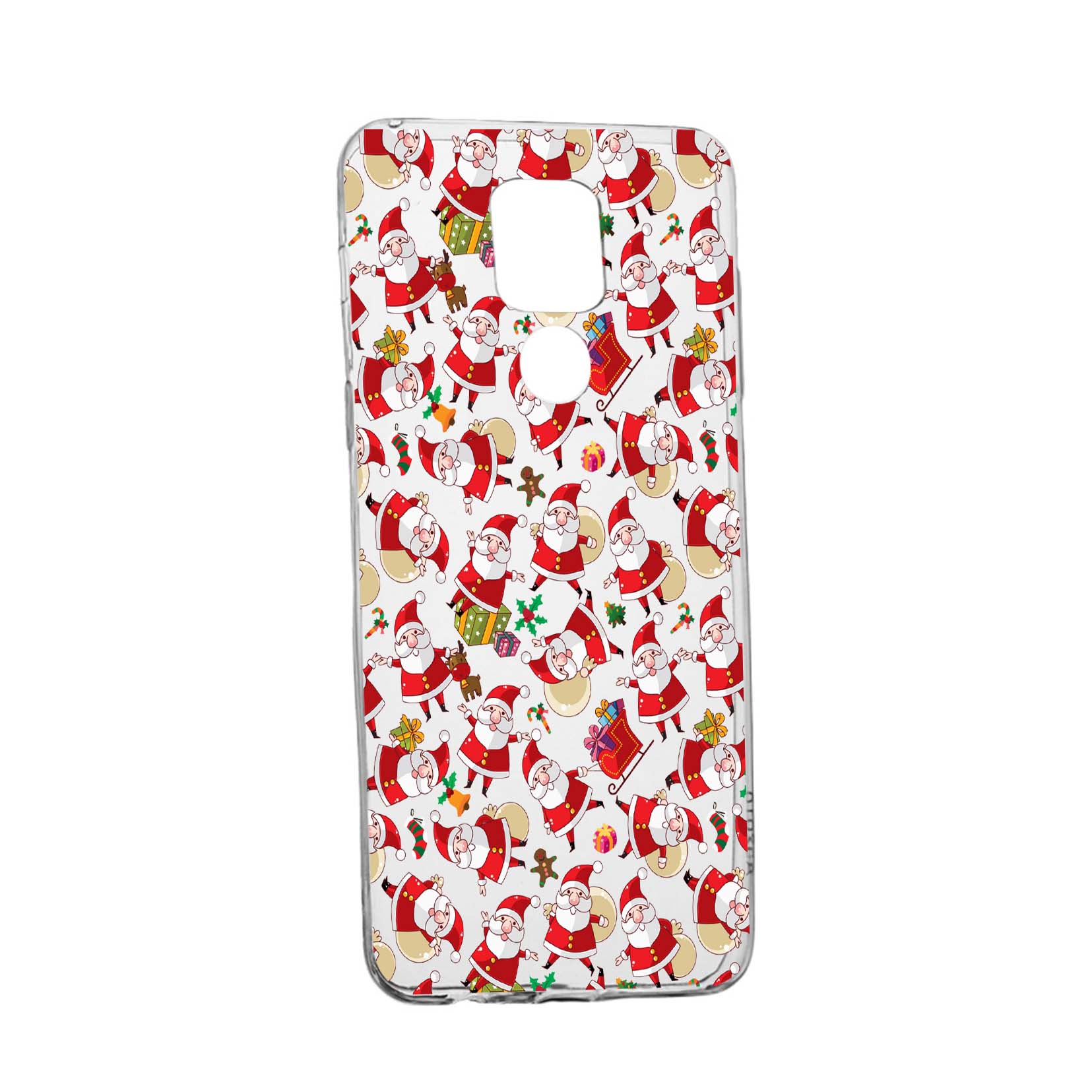 Husa Silicon Xmas, Compatibila Cu Motorola Moto E7 Plus, rezistenta la uzura, anti-alunecare, 315