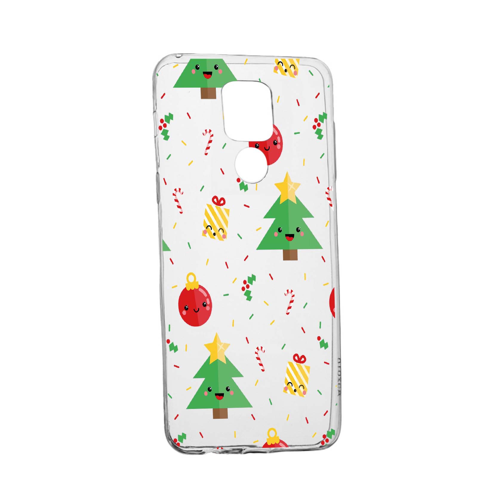Husa Silicon Xmas, Compatibila Cu Motorola Moto E7 Plus, rezistenta la uzura, anti-alunecare, 309
