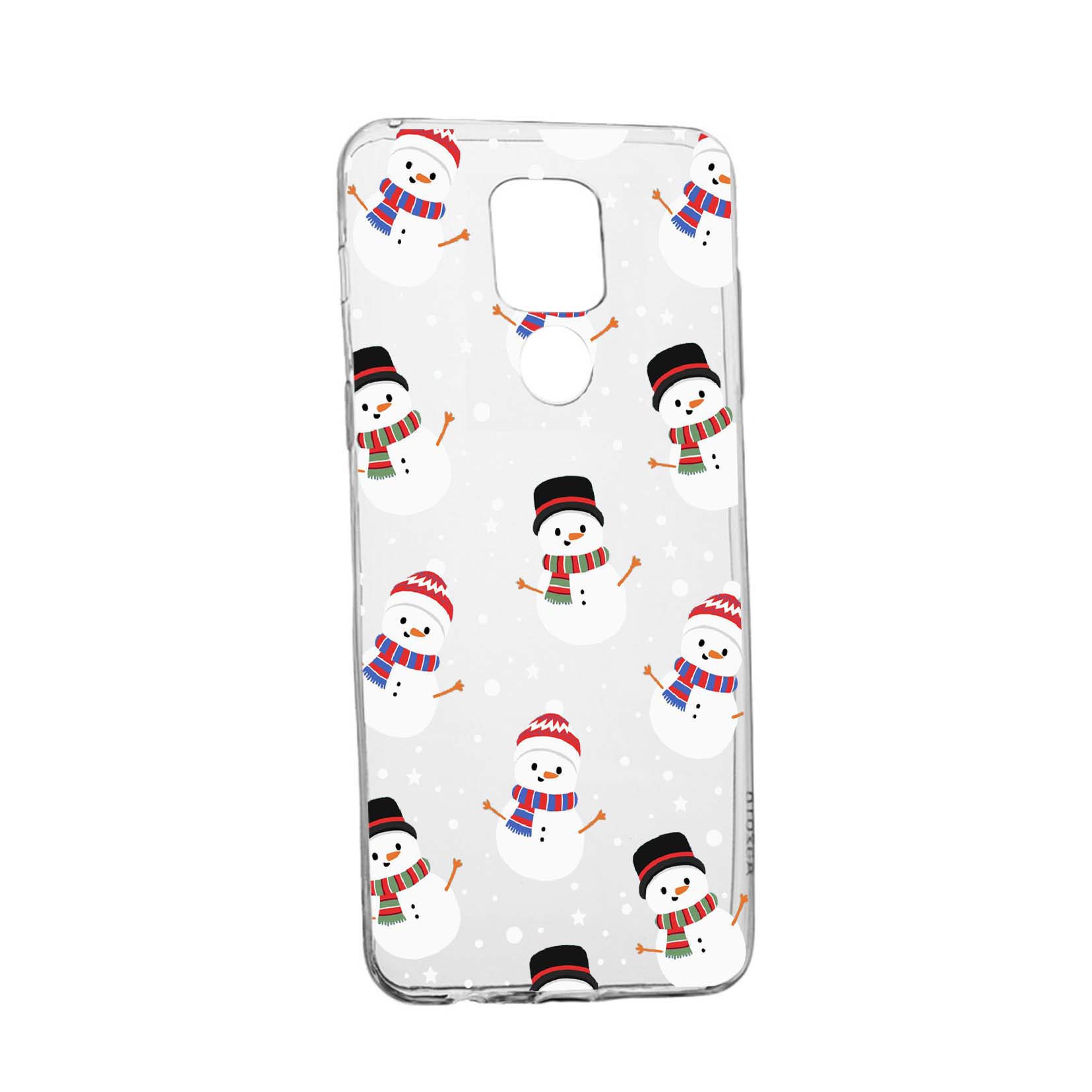Husa Silicon Xmas, Compatibila Cu Motorola Moto E7 Plus, rezistenta la uzura, anti-alunecare, 351
