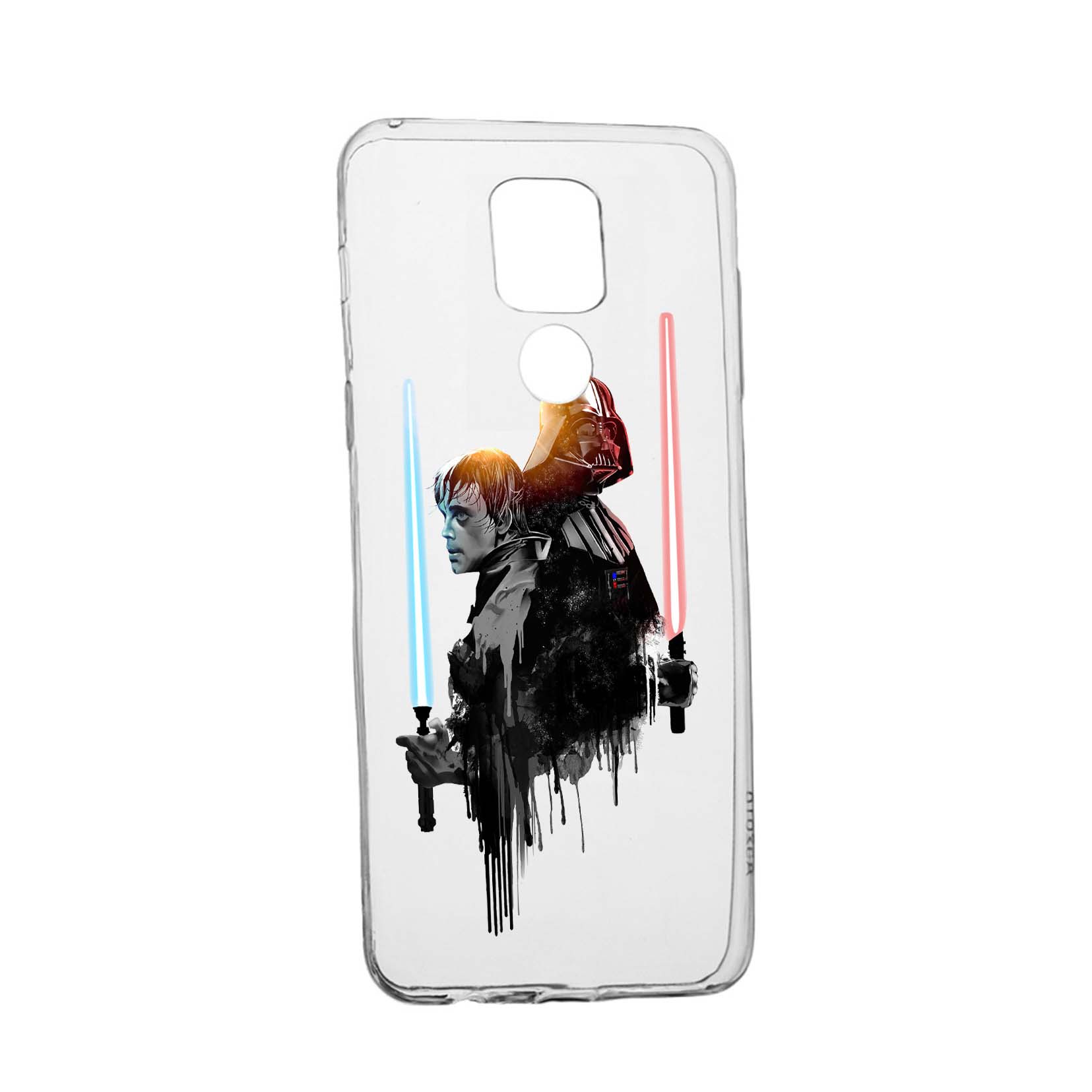 Husa Silicon Star Wars darth vader luke, Compatibila Cu Motorola Moto E7 Plus, rezistenta la uzura, anti-alunecare, 398