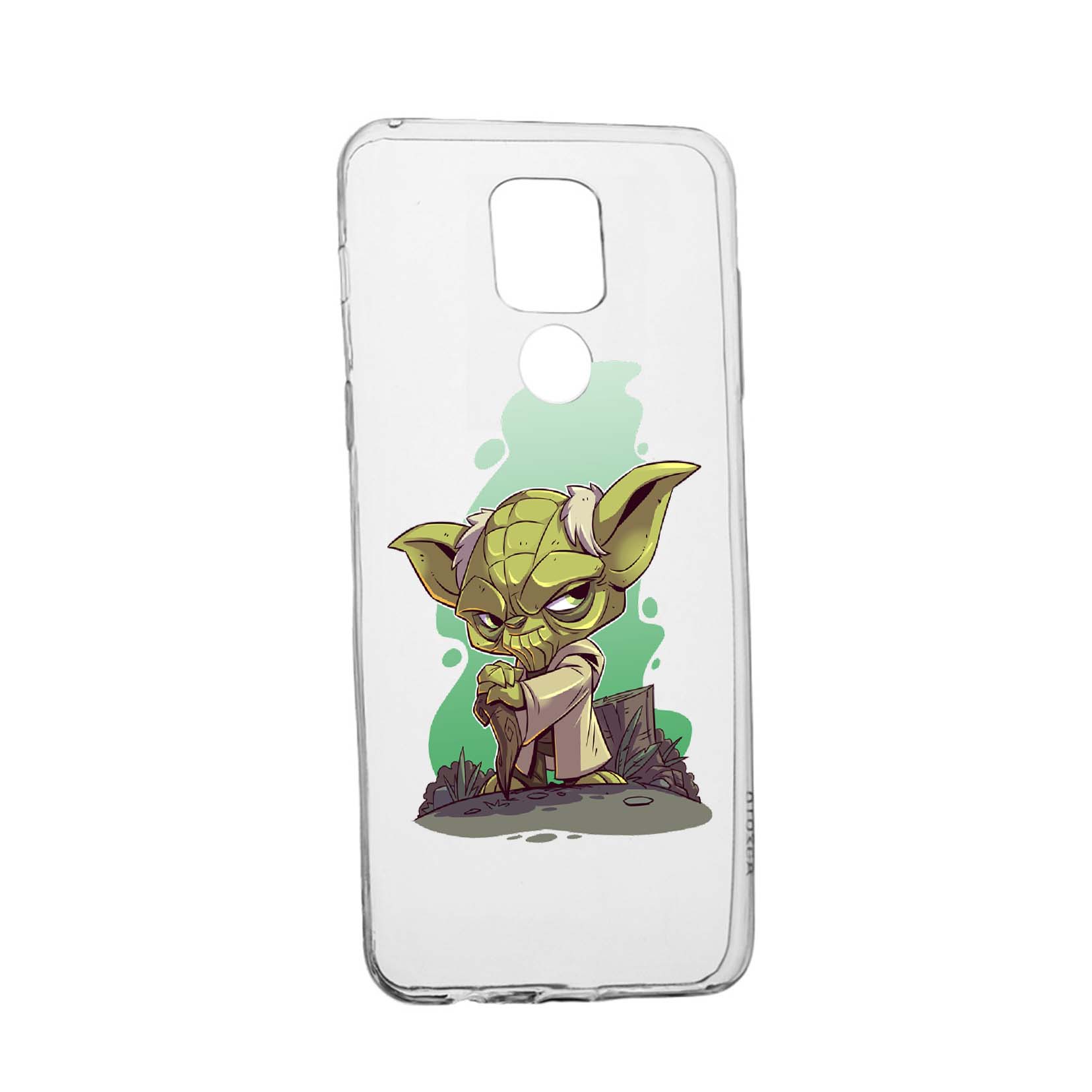 Husa Silicon Star Wars Yoda, Compatibila Cu Motorola Moto E7 Plus, rezistenta la uzura, anti-alunecare, 403