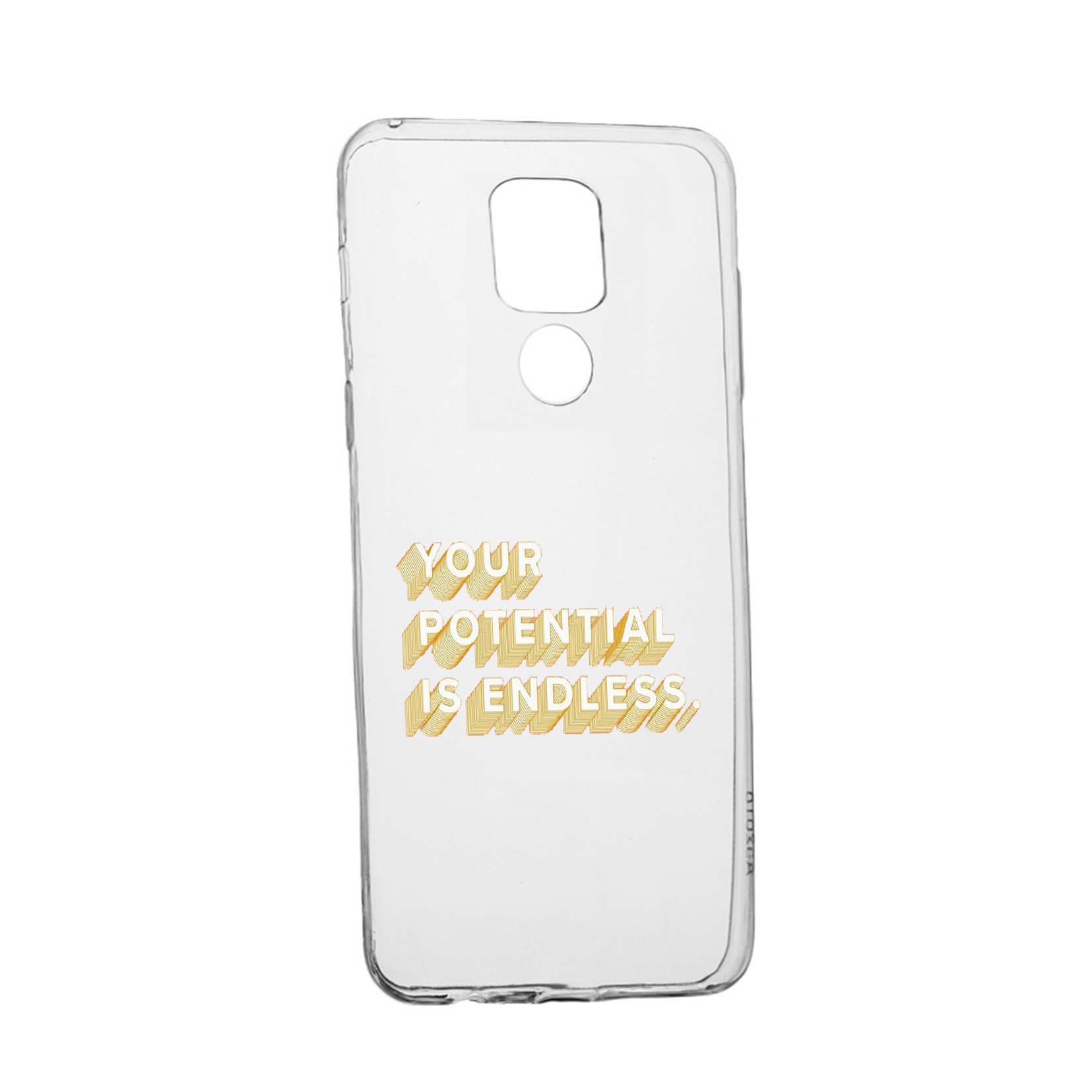 Husa Silicon Endless, Compatibila Cu Motorola Moto E7 Plus, rezistenta la uzura, anti-alunecare, 484