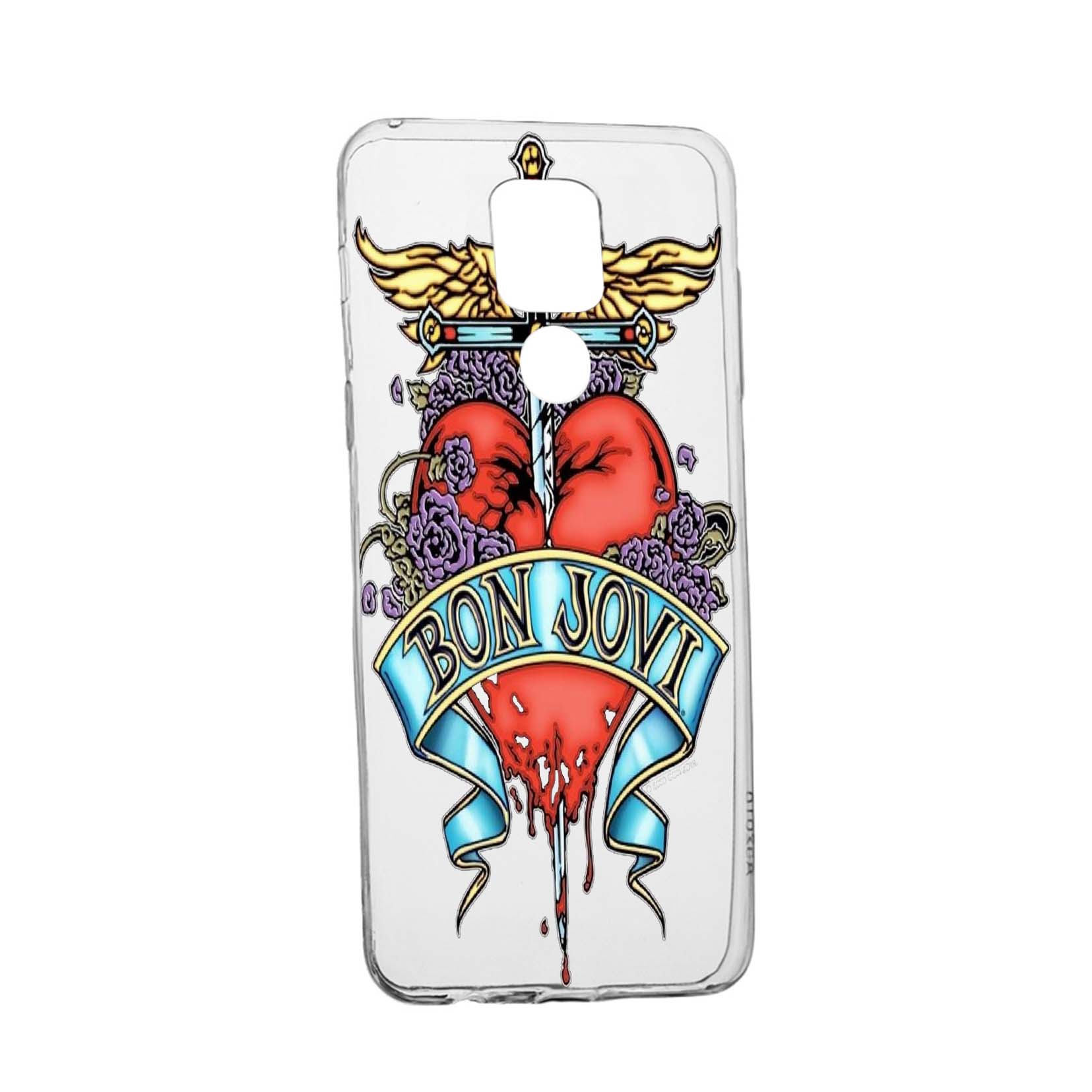 Husa Silicon Bon Jovi, Compatibila Cu Motorola Moto G9 Play, rezistenta la uzura, anti-alunecare, 533