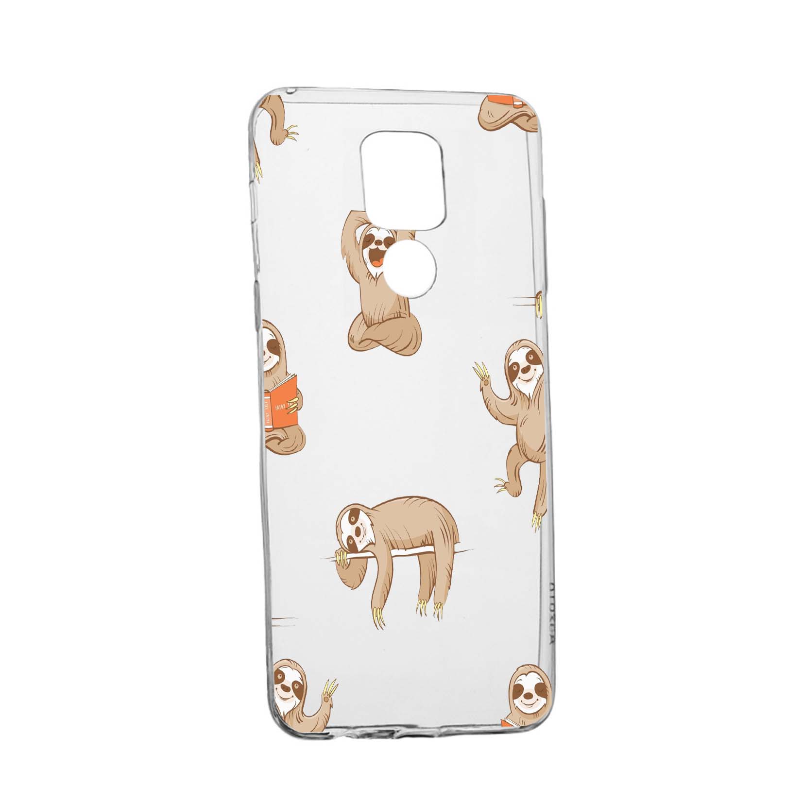 Husa Silicon Keep Calm - Be Lazy, Compatibila Cu Motorola Moto E7 Plus, rezistenta la uzura, anti-alunecare, 598