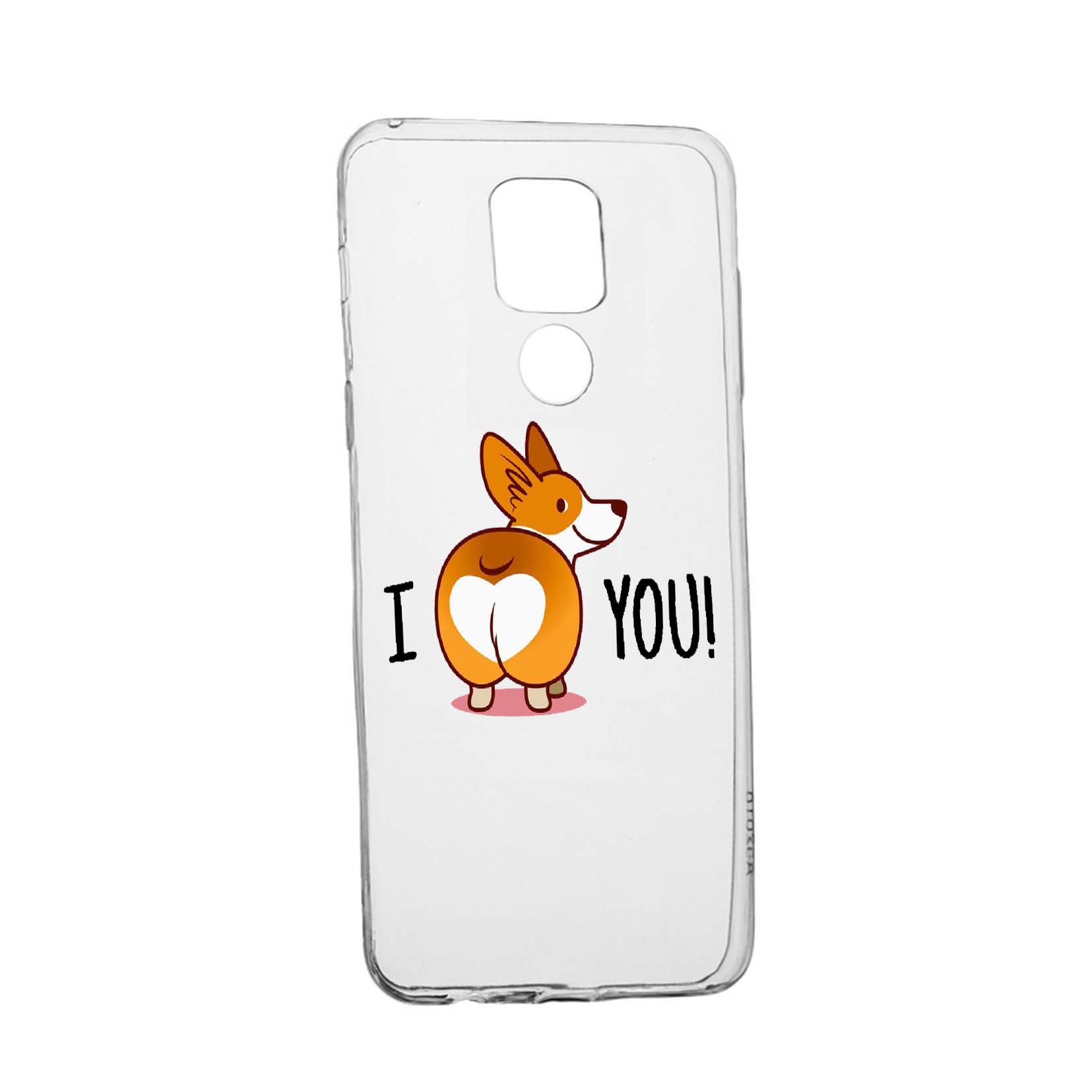 Husa Silicon Sweet doggy Emoji, Compatibila Cu Motorola Moto G9, rezistenta la uzura, anti-alunecare, 593