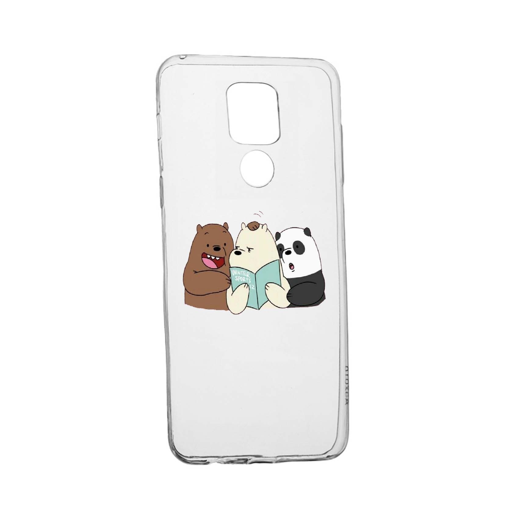 Husa Silicon Winter Sports - Bears, Compatibila Cu Motorola Moto G9 Play, rezistenta la uzura, anti-alunecare, 601