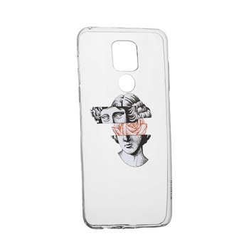 Husa Silicon Statue - Rose, Compatibila Cu Motorola Moto G9, rezistenta la uzura, anti-alunecare, 604 Husa Silicon Statue - Rose, Compatibila Cu Motorola Moto G9, rezistenta la uzura, anti-alunecare, 604