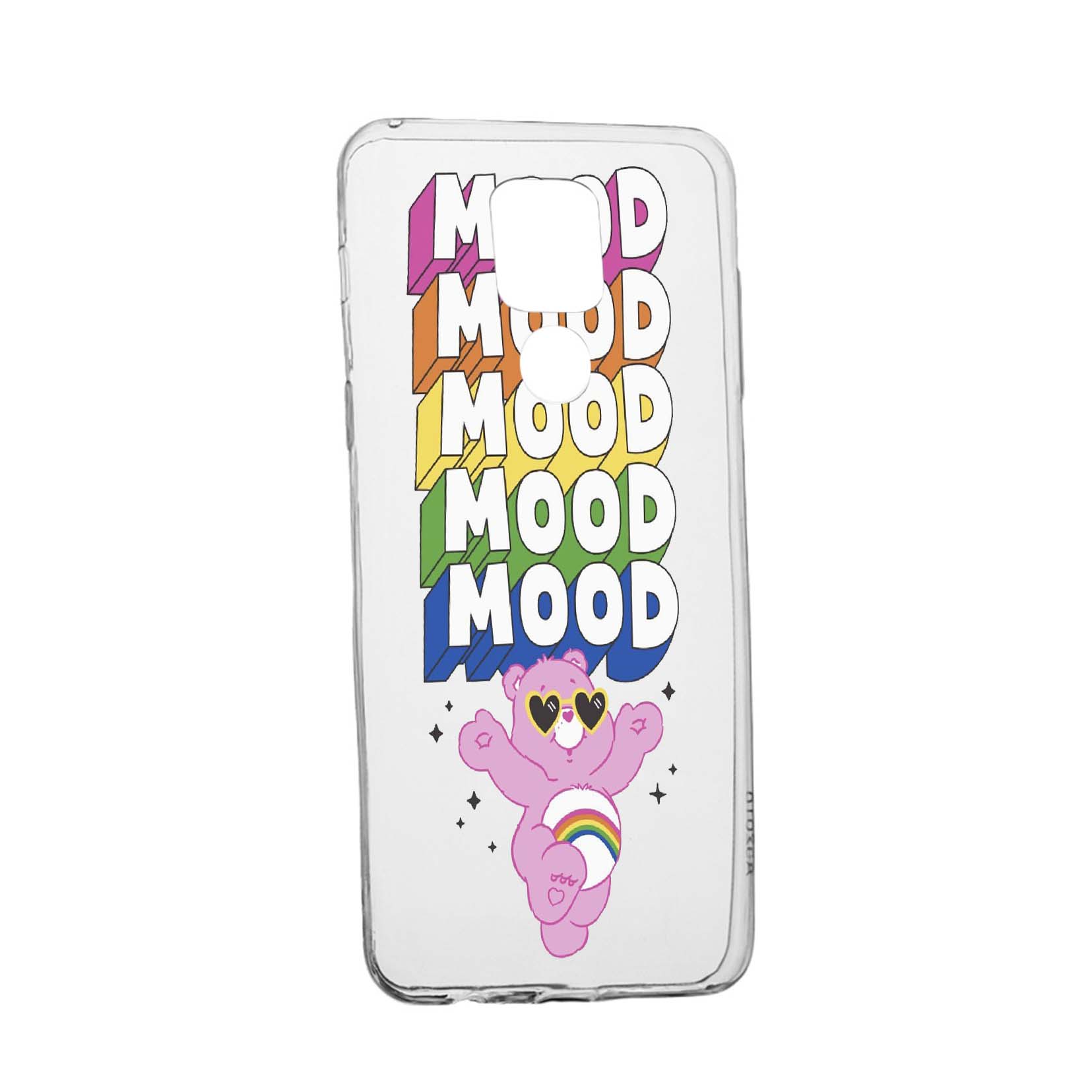 Husa Silicon Mood - Pink Bear, Compatibila Cu Motorola Moto E7 Plus, rezistenta la uzura, anti-alunecare, 599