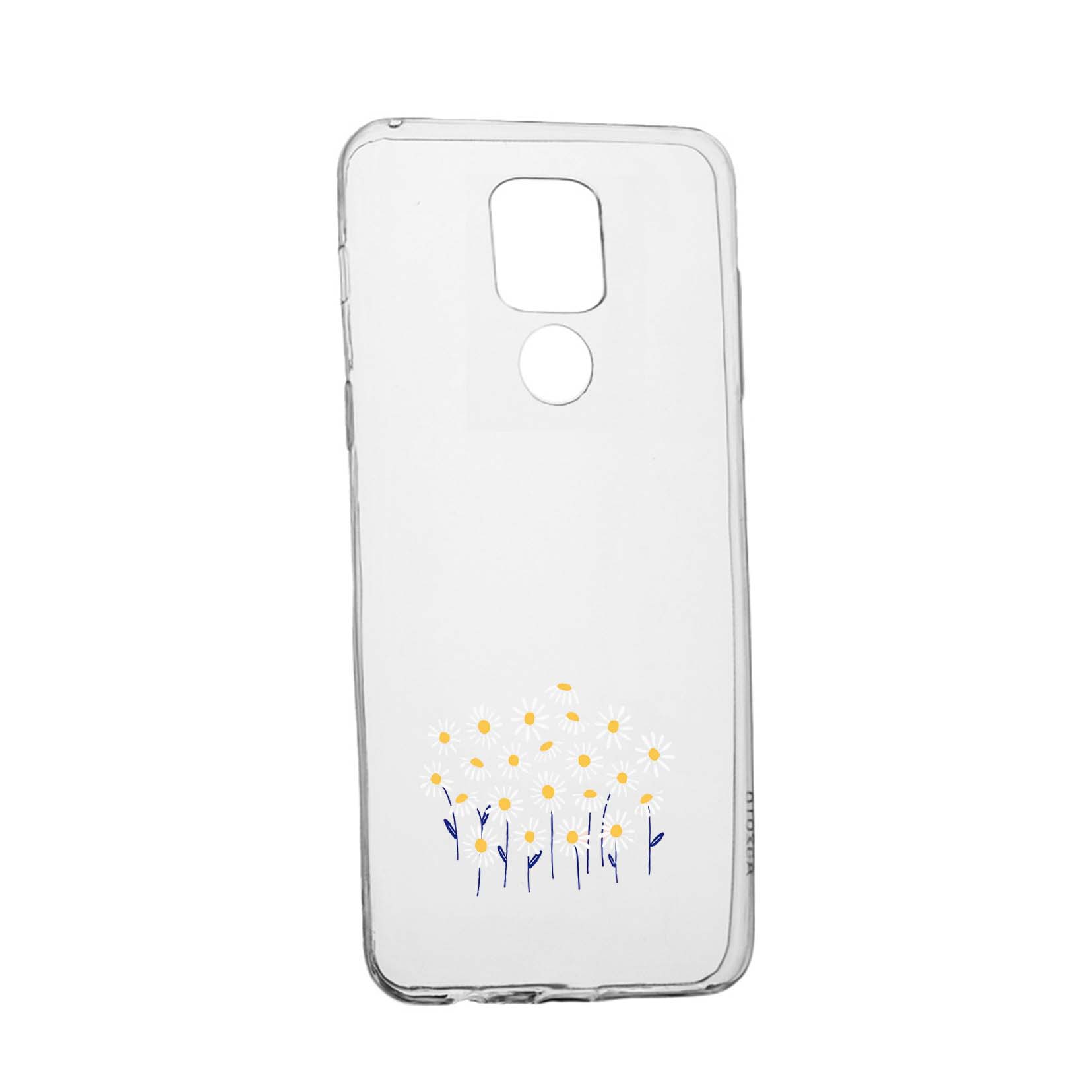 Husa Silicon Little Flowers, Compatibila Cu Motorola Moto G9, rezistenta la uzura, anti-alunecare, 642