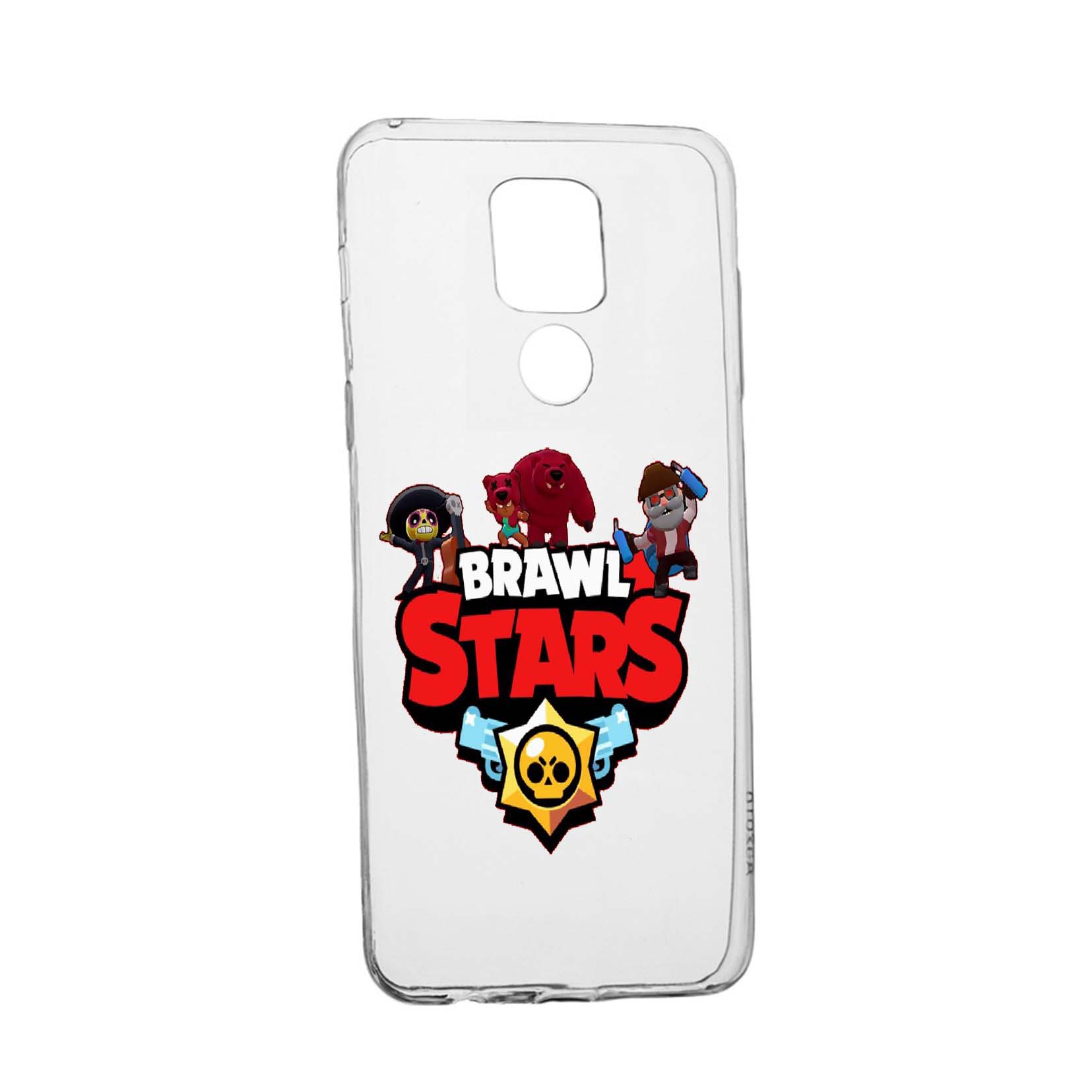 Husa Silicon Brawl Stars, Compatibila Cu Motorola Moto E7 Plus, rezistenta la uzura, anti-alunecare, 651