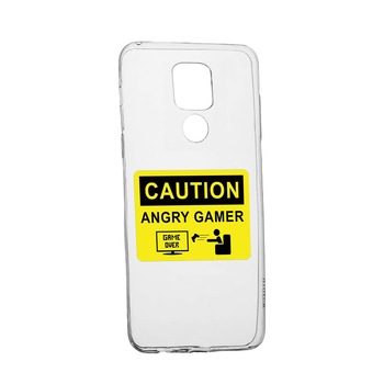 Husa Silicon Angry Gamer, Compatibila Cu Motorola Moto G9, rezistenta la uzura, anti-alunecare, 673 Husa Silicon Angry Gamer, Compatibila Cu Motorola Moto G9, rezistenta la uzura, anti-alunecare, 673