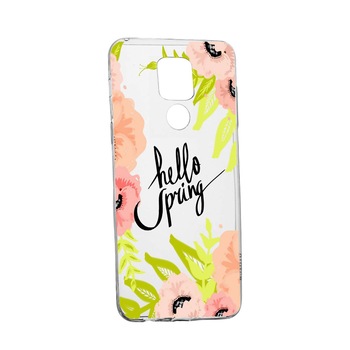 Husa Silicon Hello Spring, Compatibila Cu Motorola Moto G9 Play, rezistenta la uzura, anti-alunecare, 685 Husa Silicon Hello Spring, Compatibila Cu Motorola Moto G9 Play, rezistenta la uzura, anti-alunecare, 685