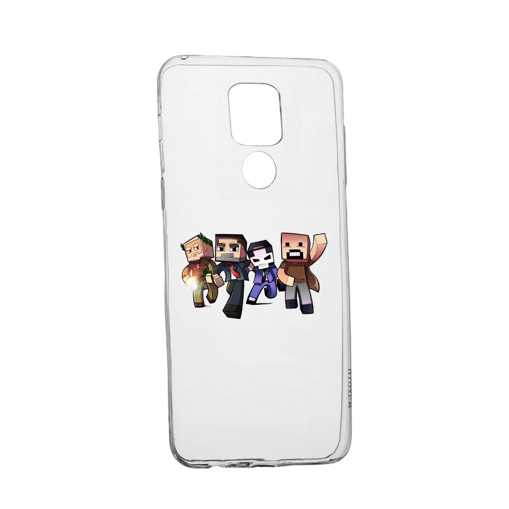 Husa Silicon Minecraft, Compatibila Cu Motorola Moto G9, rezistenta la uzura, anti-alunecare, 727