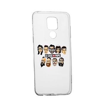 Husa Silicon La Casa De Papel, Compatibila Cu Motorola Moto E7 Plus, rezistenta la uzura, anti-alunecare, 713 Husa Silicon La Casa De Papel, Compatibila Cu Motorola Moto E7 Plus, rezistenta la uzura, anti-alunecare, 713